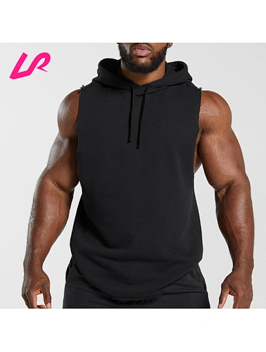 Upgrade your workout gear with our sleeveless sweatshirt.